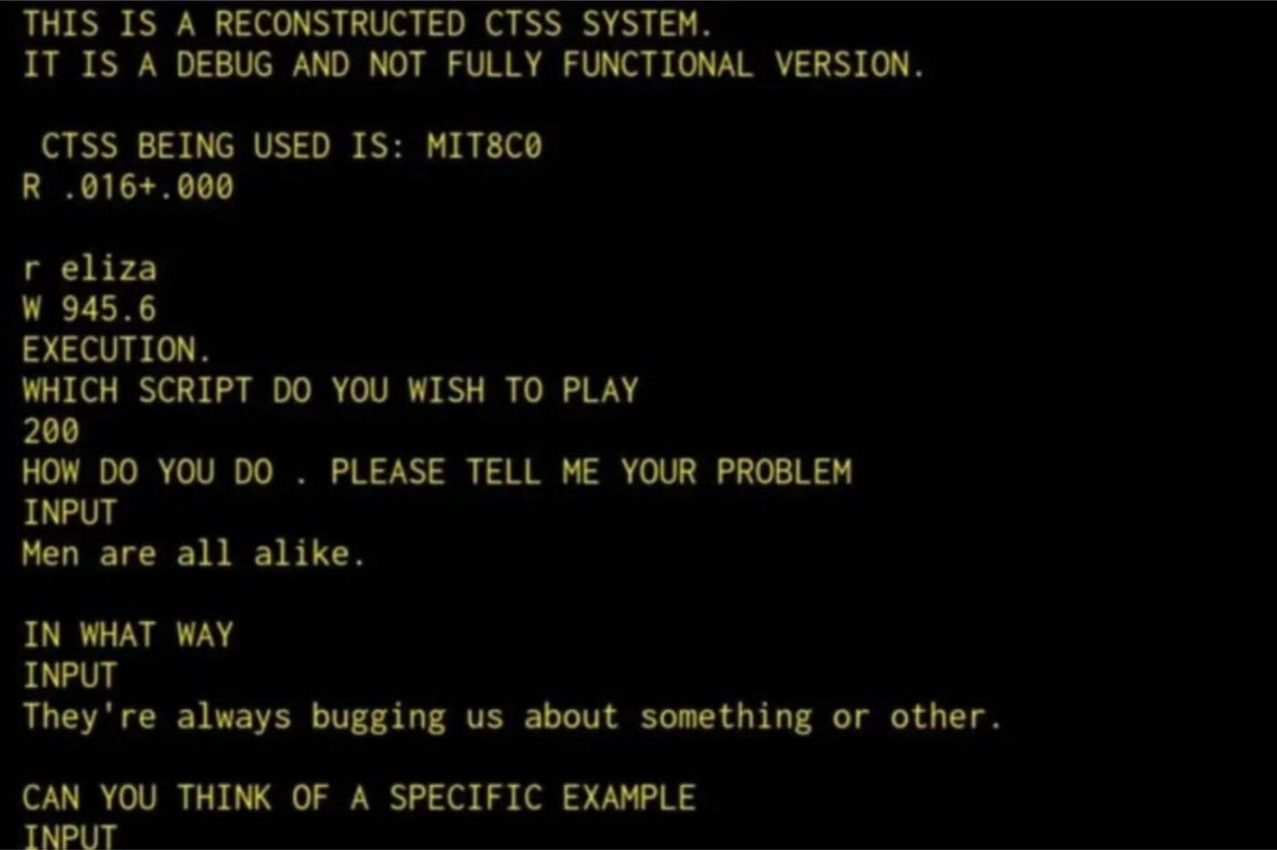 Ressuscitaram ELIZA, o primeiro chatbot do mundo