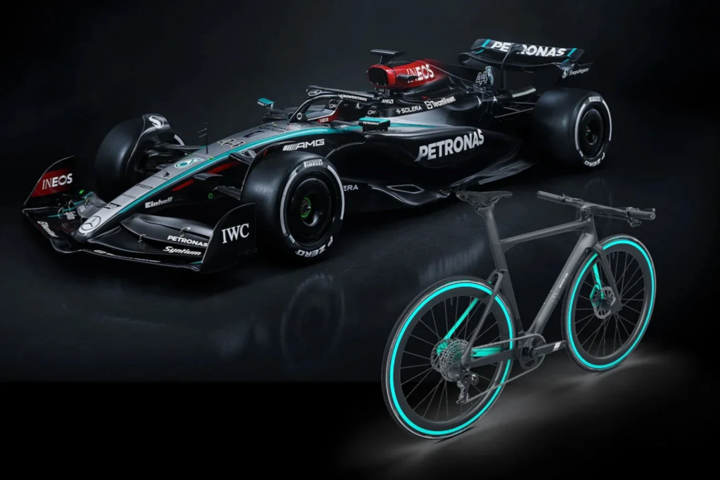Bicicleta Elétrica Da Mercedes Amg Inspirada Na Fórmula 1 (2)