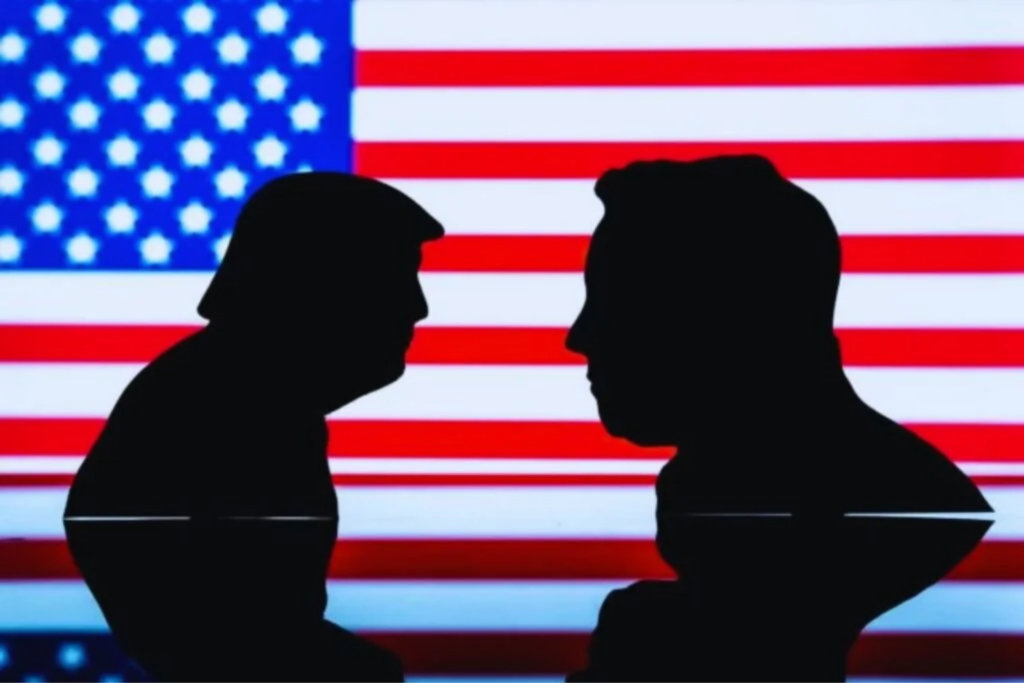 Confronto Entre Musk E Trump