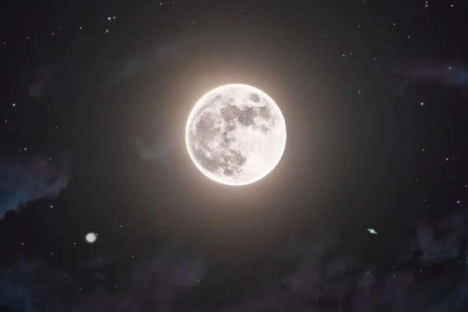 Saturno e Lua farão espetáculo raro no céu nesta sexta; veja como observar