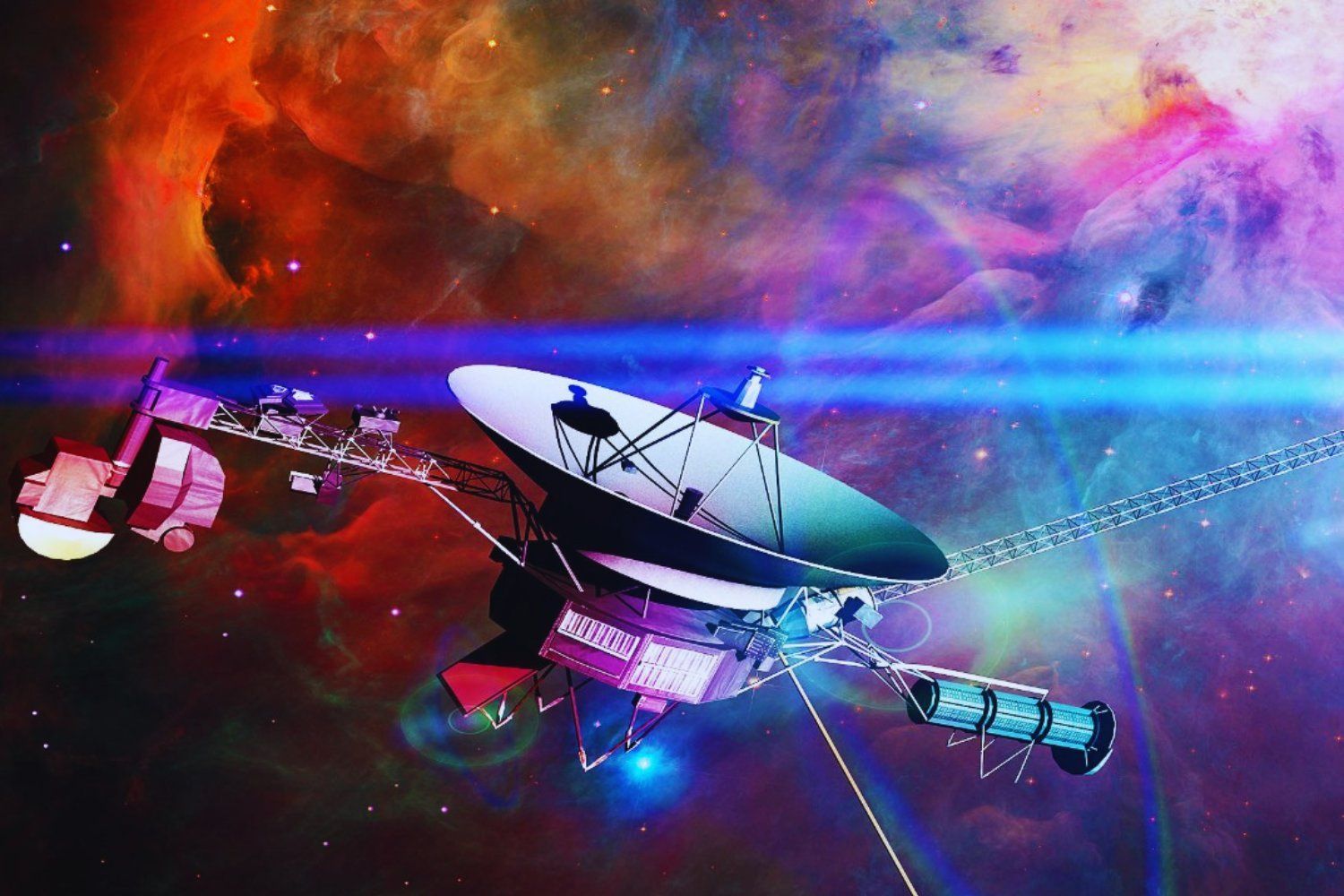 A sonda Voyager 1 chega ao ponto mais distante do espaço — e encontra um muro de fogo onde termina o Sol e começa o universo