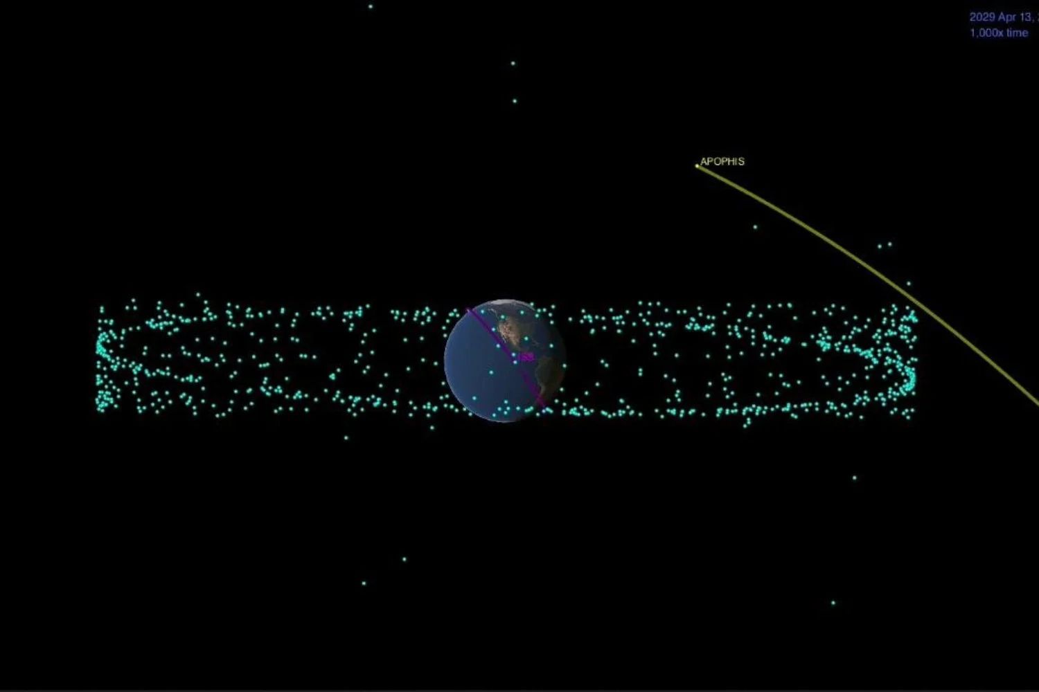 Um asteroide do tamanho de um avião se aproxima da Terra. A NASA monitora sua trajetória a 32 mil km por hora