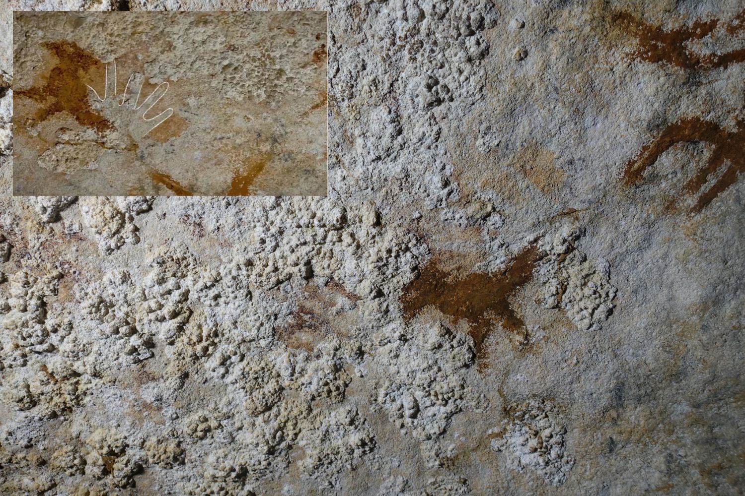 Marcas antigas encontradas em uma caverna do Sudeste Asiático estão mudando o que se sabe sobre arte, migração e criatividade humana