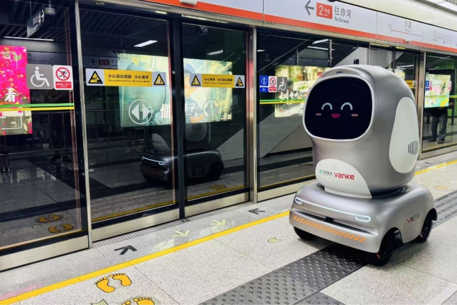 Na China, robôs já pegam metrô sozinhos