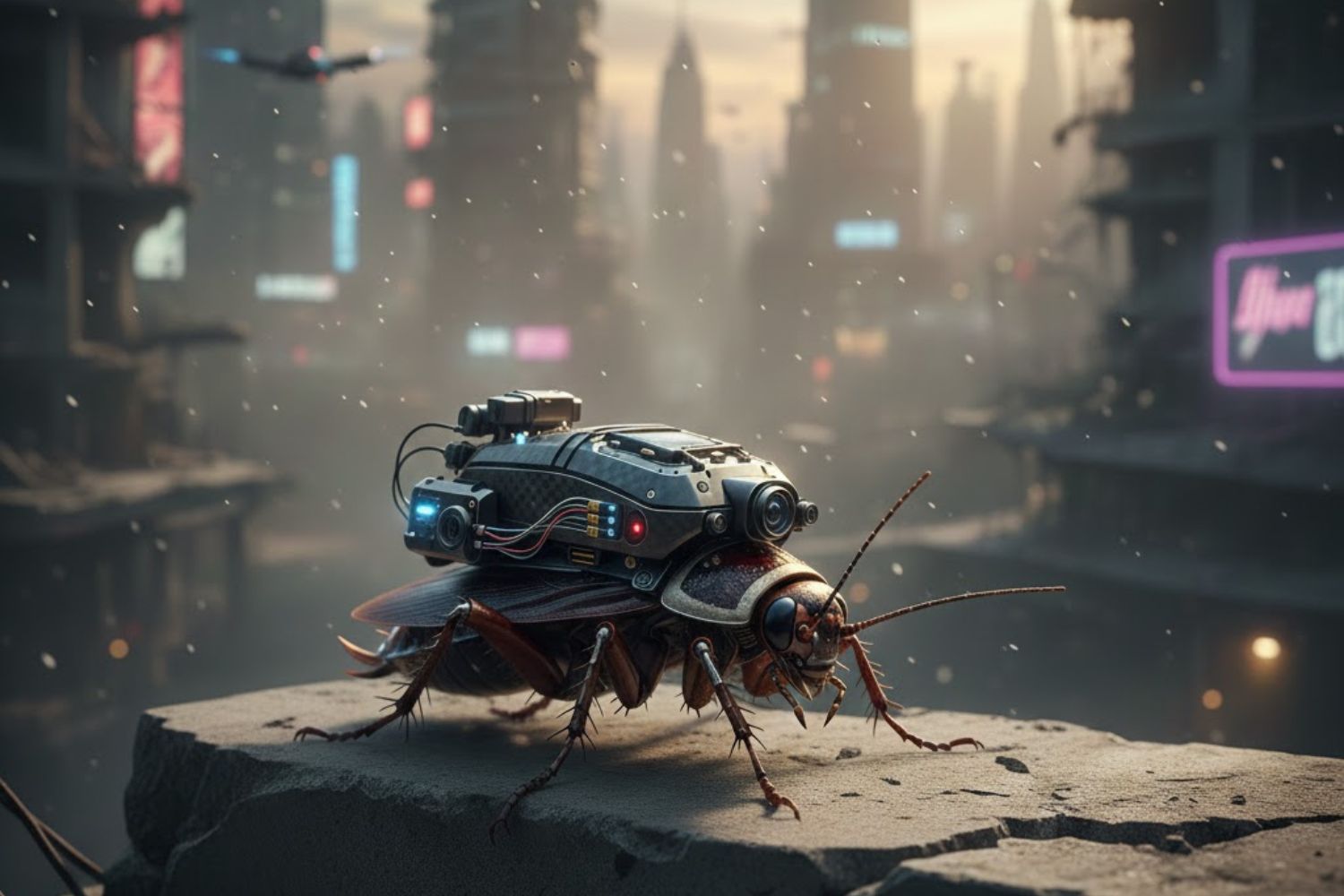 Parece ficção científica, mas baratas espiãs já são realidade