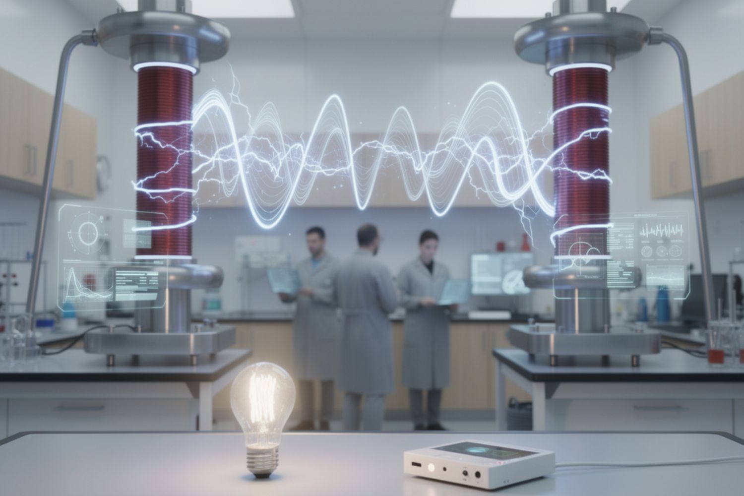 Pesquisadores avançaram em um sistema capaz de transmitir energia pelo ar, sem fios ou contato físico