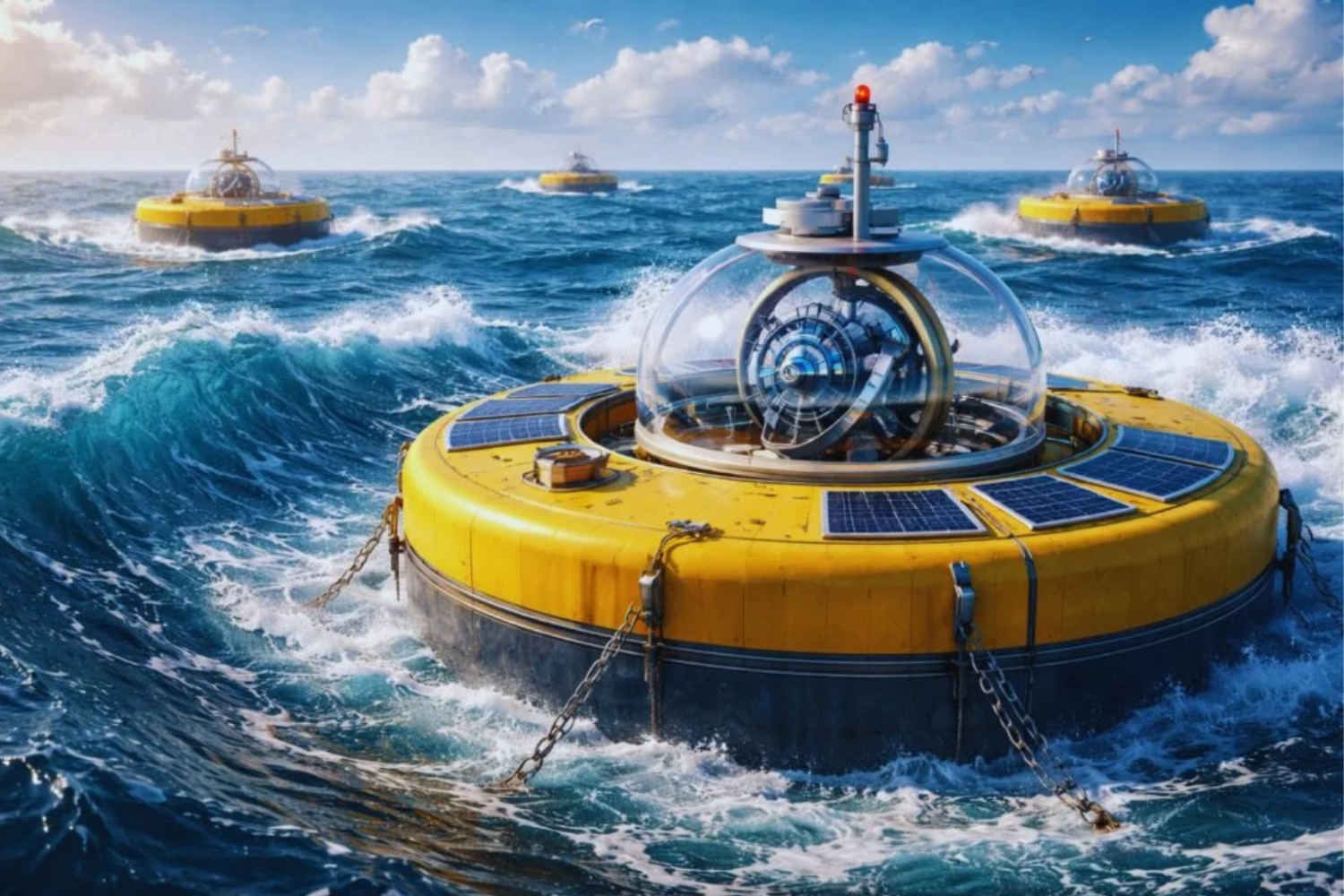 Movimento Caótico Do Mar Em Energia