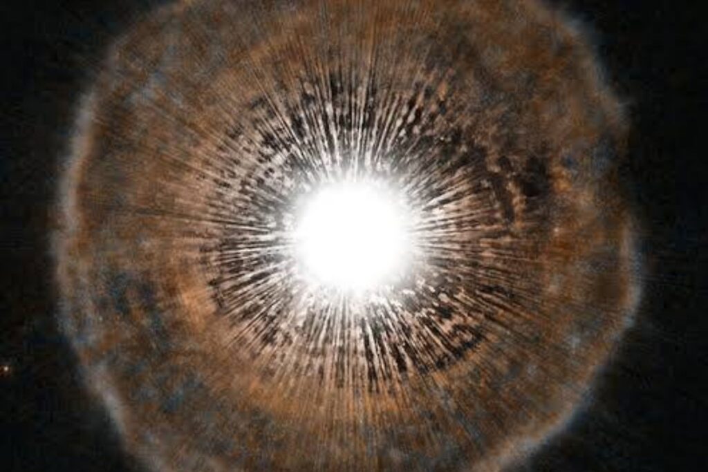 NASA revela imagens inéditas de uma estrela “morrendo”