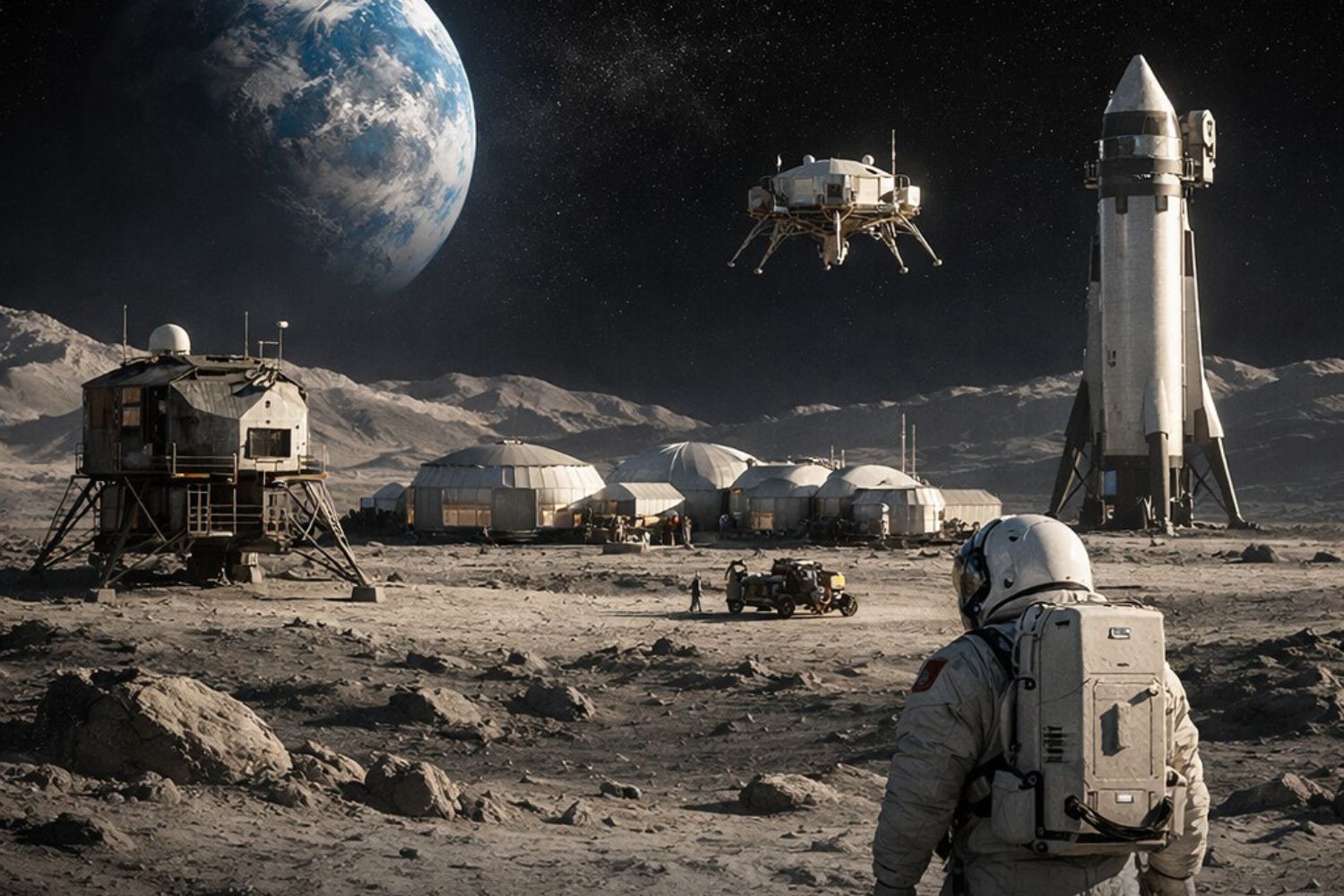 NASA decide focar na Lua e anuncia plano para base habitável permanente