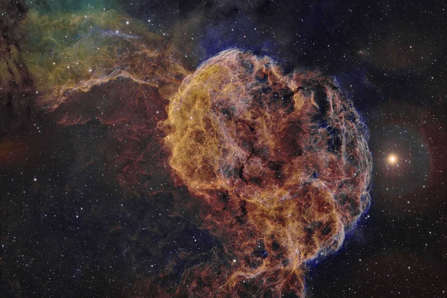 Objeto cósmico com aparência de água-viva é descoberto pelo telescópio espacial James Webb