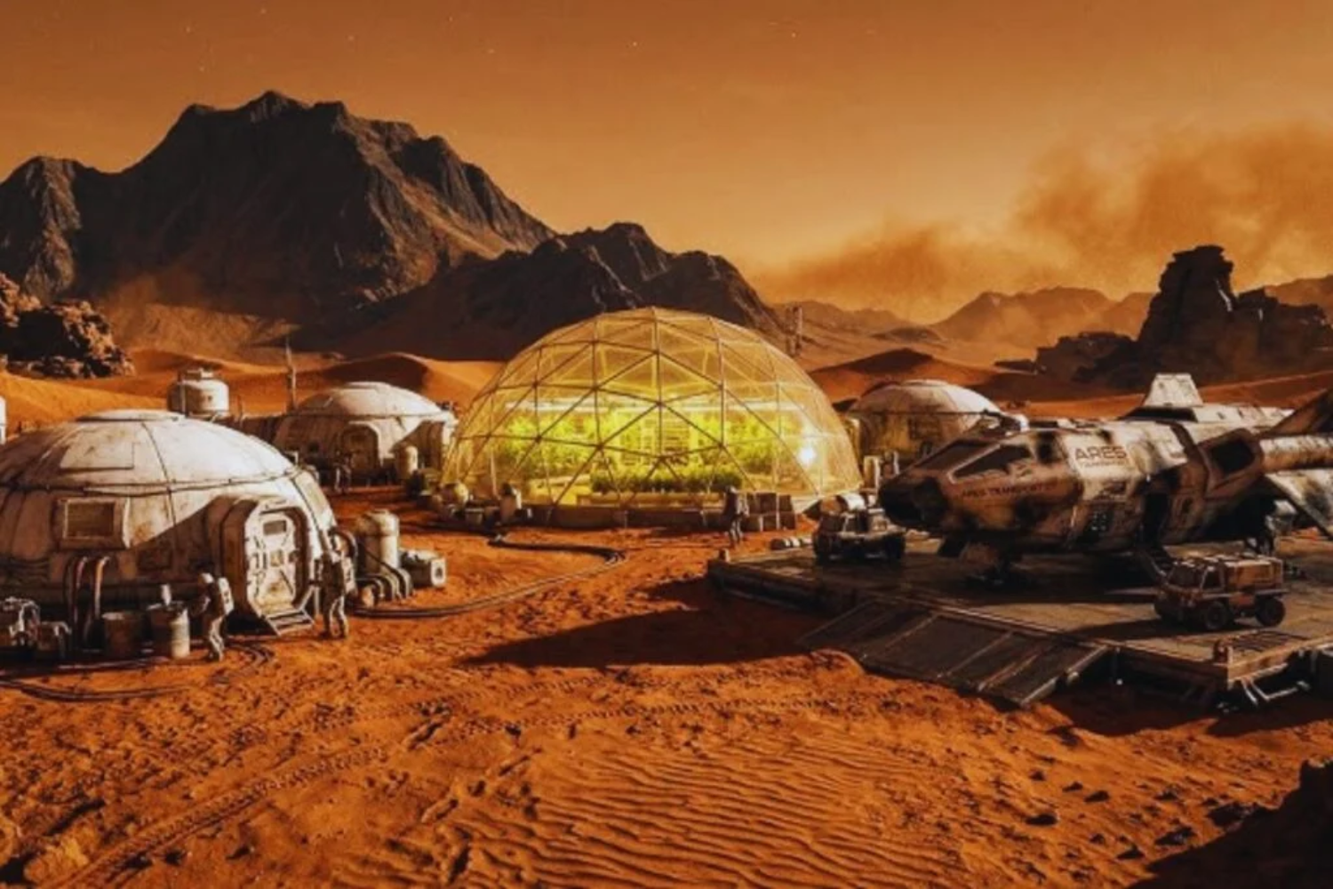 Primeiro Bebê Em Marte