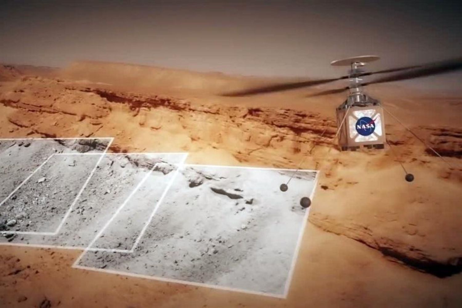 Helicóptero da NASA pode realizar primeiro voo da história em Marte