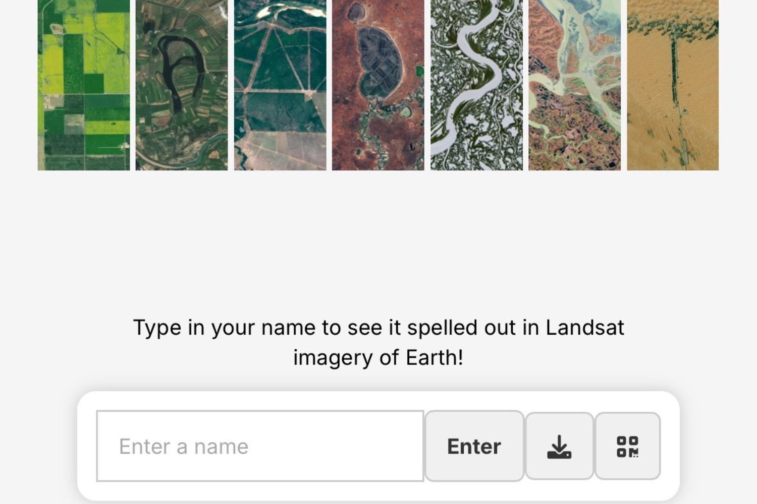 Site da NASA permite criar nomes usando imagens reais da Terra captadas por satélites