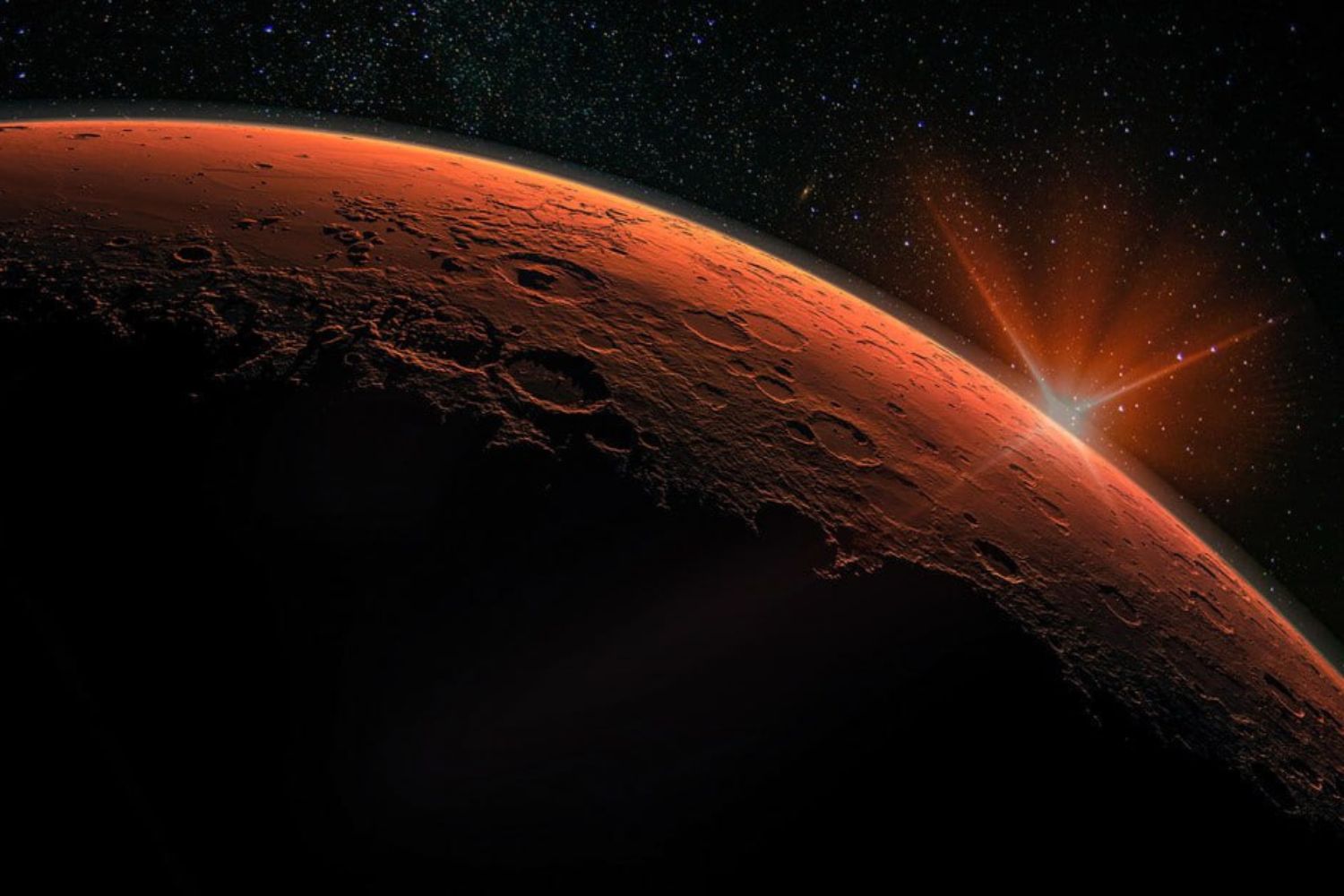 Uma mancha escura está crescendo em Marte e nem os cientistas sabem exatamente por quê