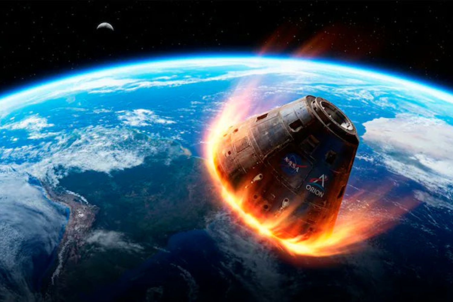 Artemis II: astronautas enfrentarão 3000 °C ao voltar à Terra