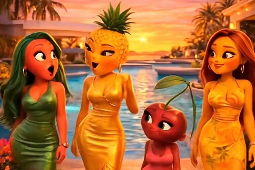 Frutas, drama e milhões de views: o reality absurdo criado por IA que está viciando a internet