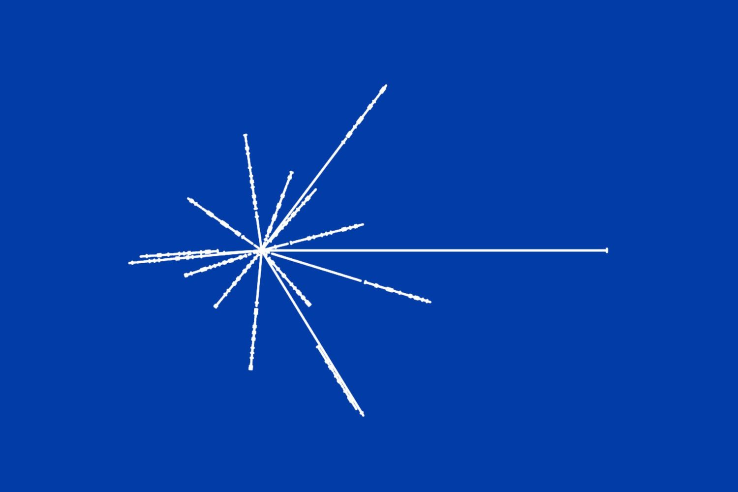 Designer cria “bandeira da humanidade” baseada na localização do Sistema Solar