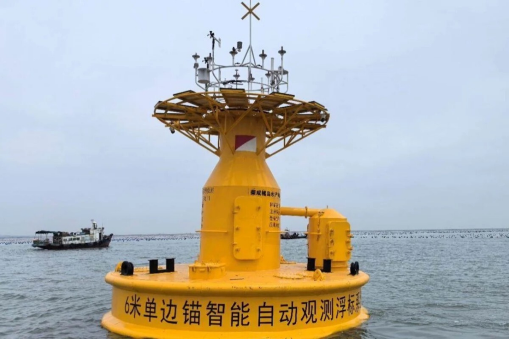 China Criou Boias Oceânicas Gigantes Que Parecem Mini Plataformas De Petróleo