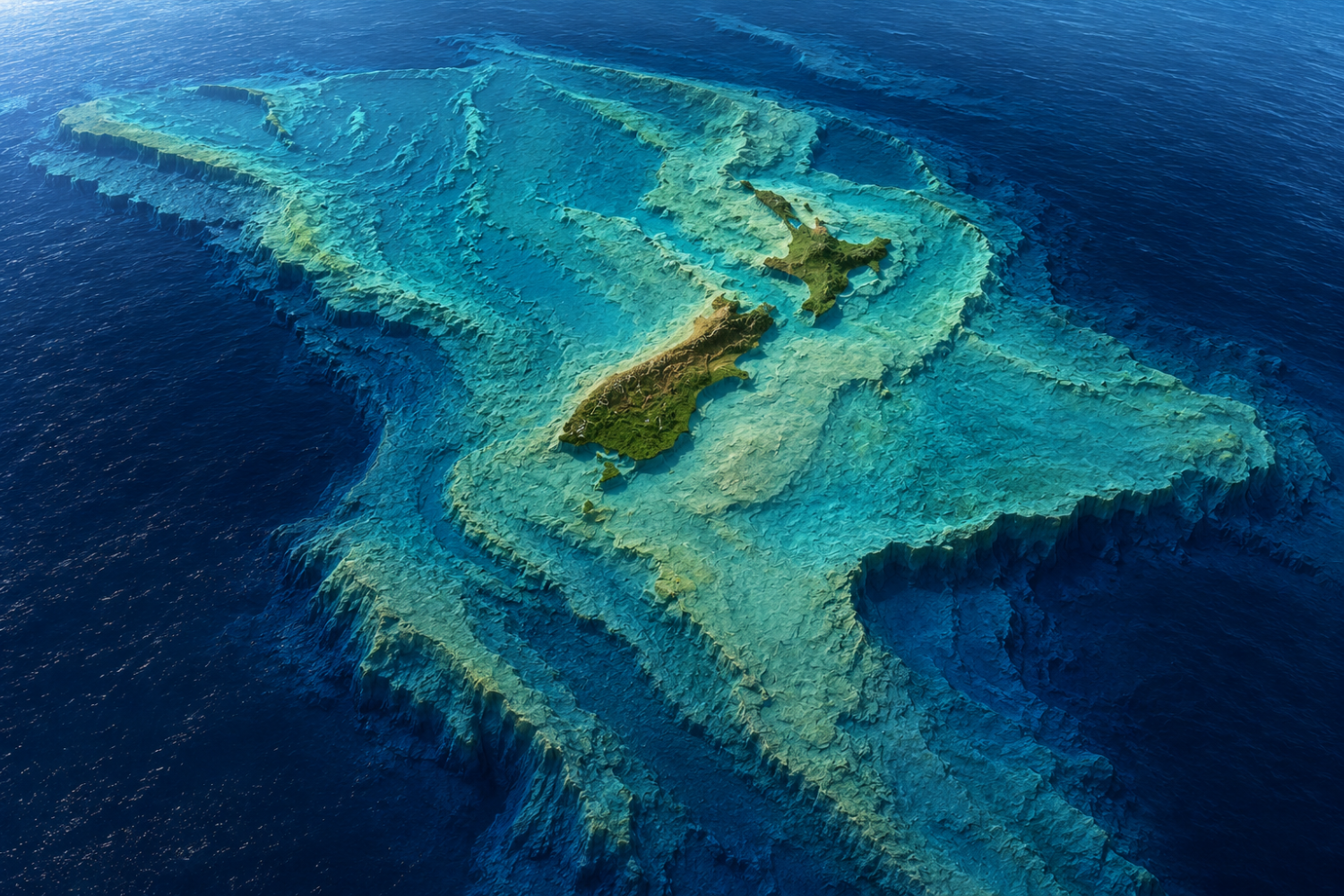 Durante Décadas Aprendemos Que Existiam Apenas Sete Continentes. Agora, Um Território Oculto Sob O Pacífico Está Levando Geólogos A Repensar O Mapa Da Terra