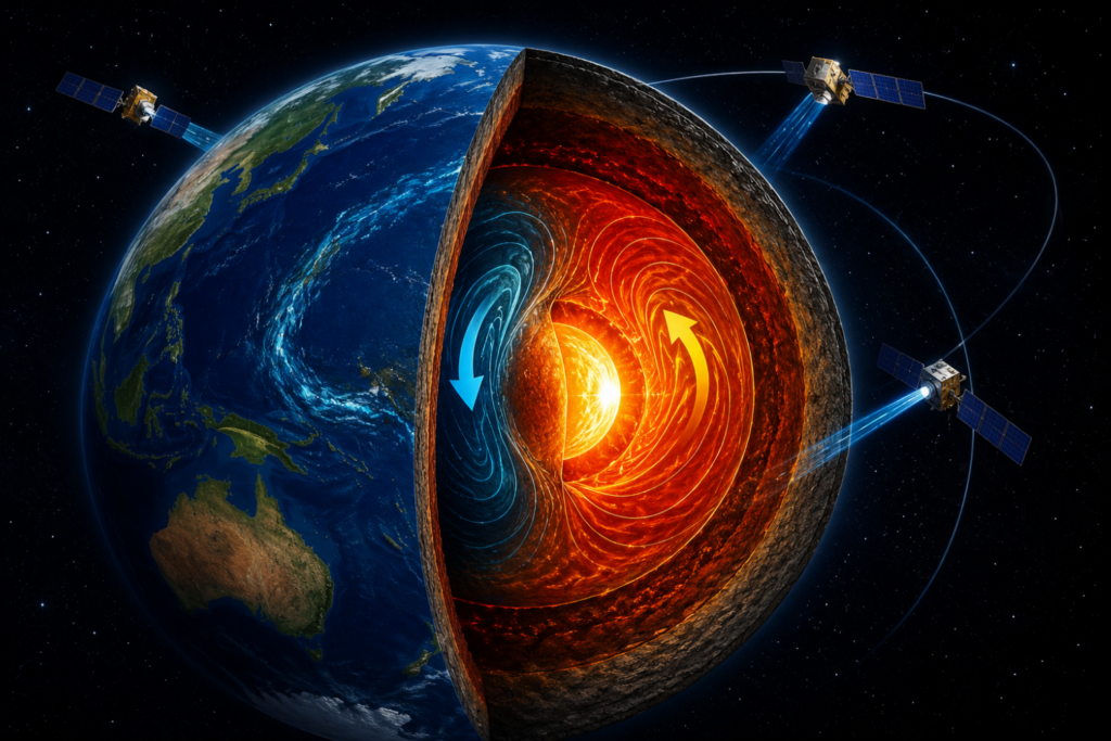 Satélites Detectaram Uma Mudança Inesperada No Coração Da Terra Sob O Oceano Pacífico