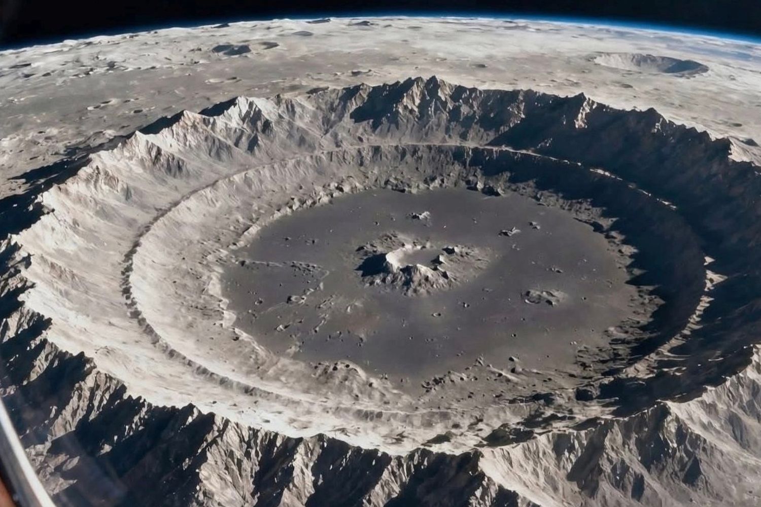 A maior cratera lunar talvez esconda pistas do início do Sistema Solar