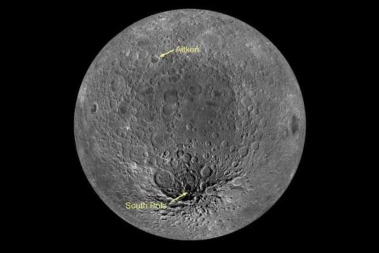 A maior cratera lunar talvez esconda pistas do início do Sistema Solar