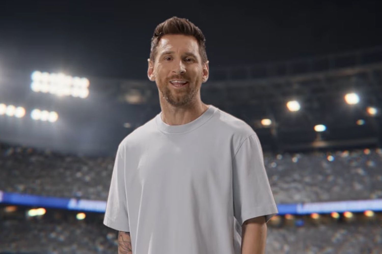 O vídeo da nova música da Copa começou com Messi e bastaram poucos segundos para explodir nas redes