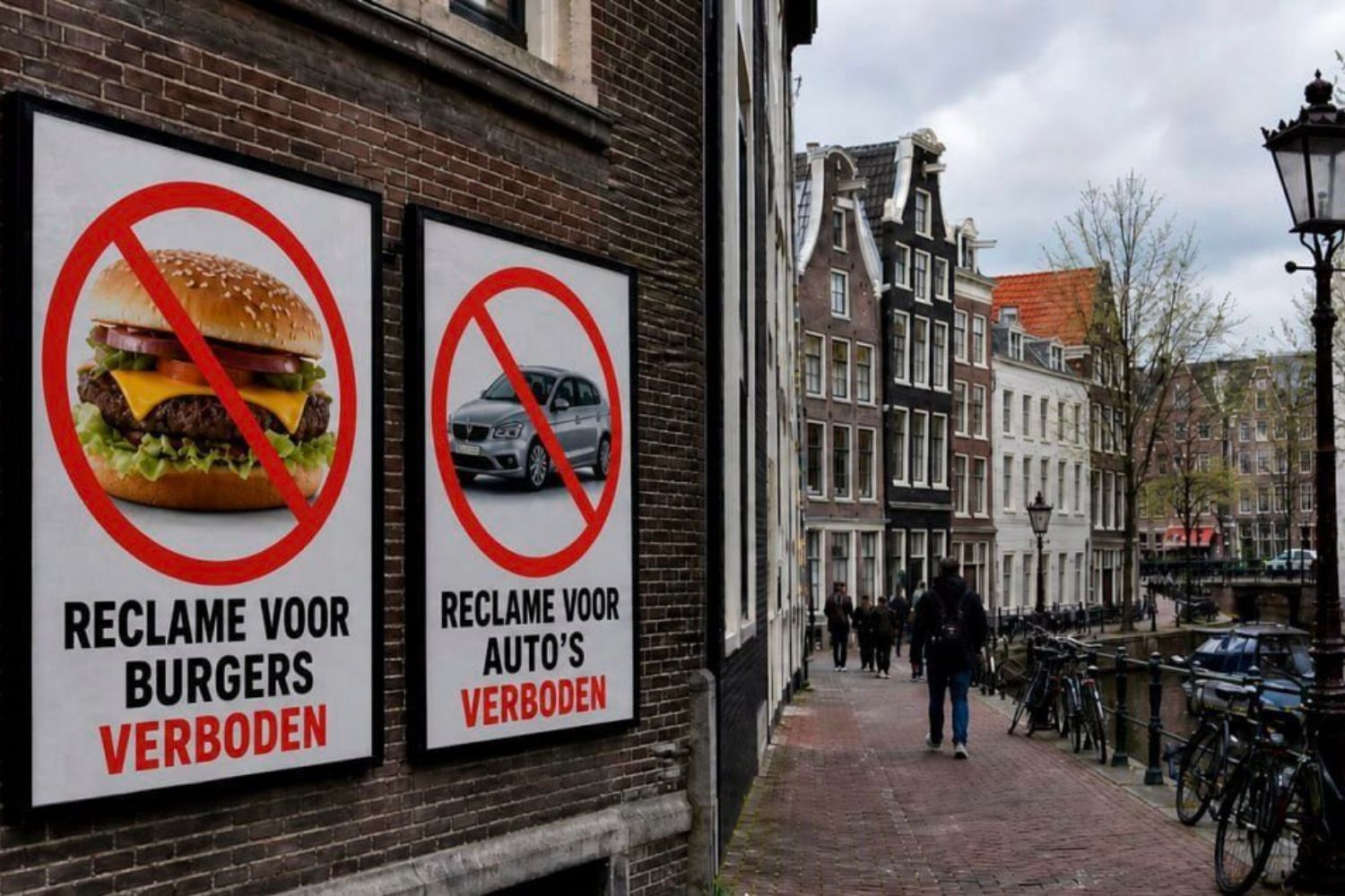 Amsterdã adota medida inédita contra publicidade de carne e combustíveis fósseis nas ruas