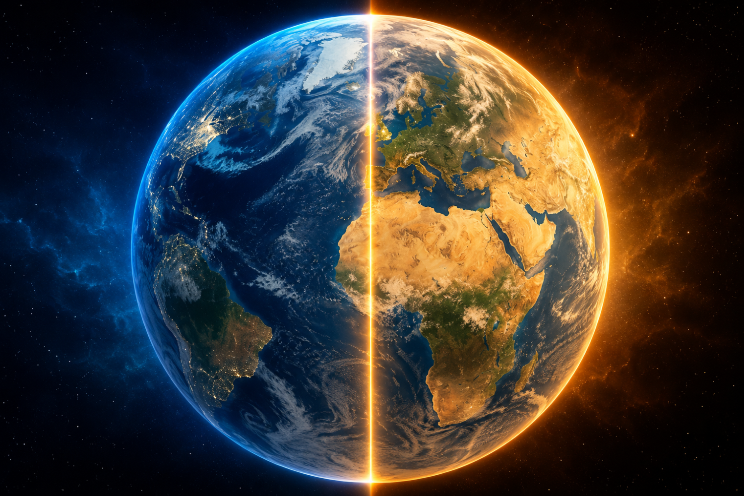Cientistas Descobriram Uma Linha Invisível Que Divide A Terra Em Duas Metades Perfeitas — E Ela Passou Despercebida Por Décadas
