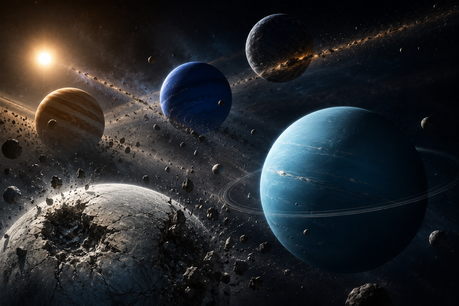 O Sistema Solar Pode Ter Sido Muito Mais Lotado Do Que Imaginávamos Dois Planetas Gigantes