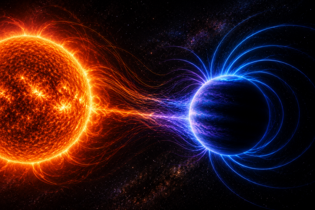 Pela Primeira Vez, Cientistas Detectam O Campo Magnético De Um Exoplaneta — E A Descoberta Pode Mudar A Busca Por Vida Fora Do Sistema Solar