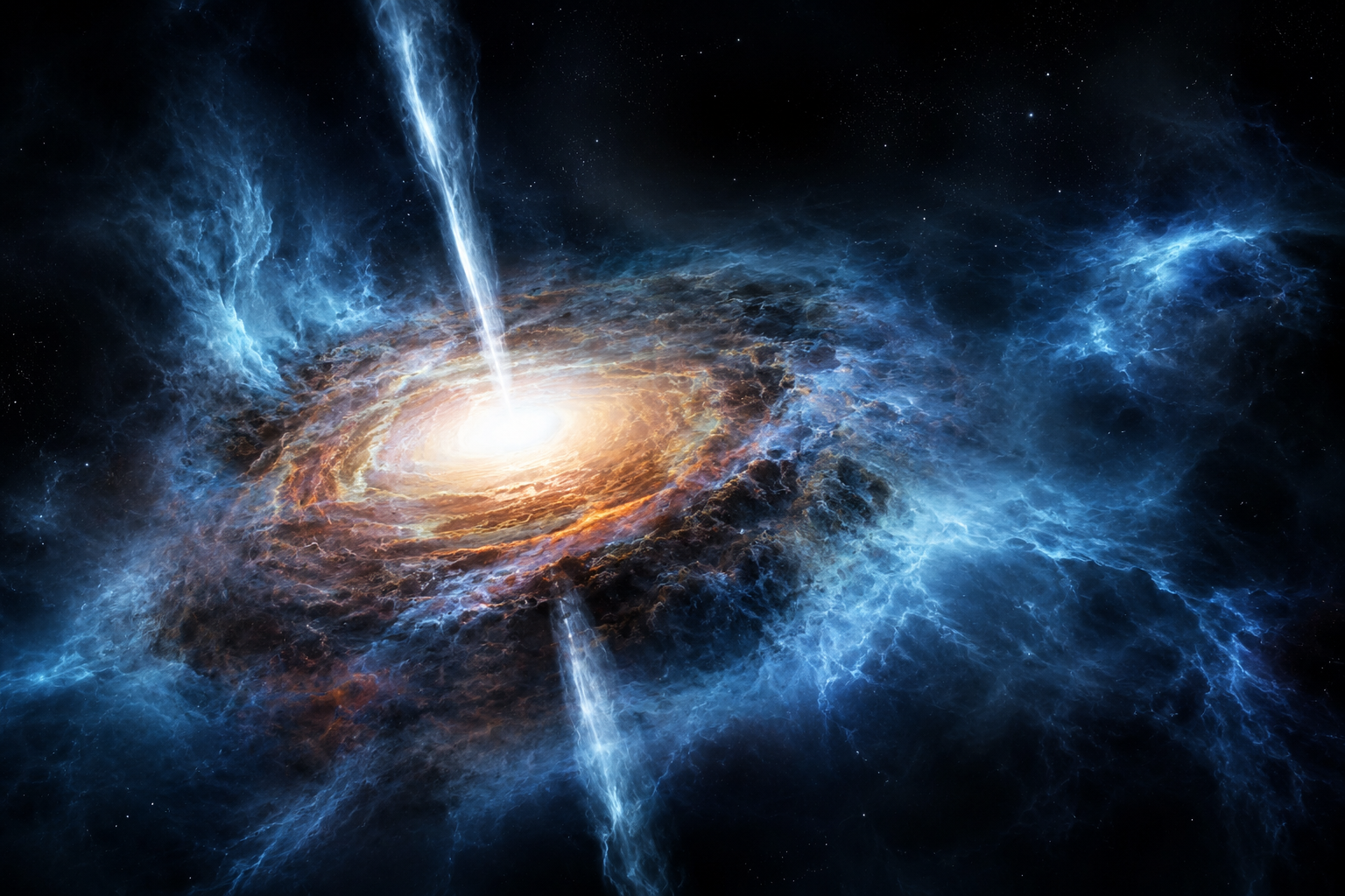 Astrônomos descobrem uma reserva de água 140 trilhões de vezes maior que todos os oceanos da Terra ao redor de um quasar nos primórdios do Universo