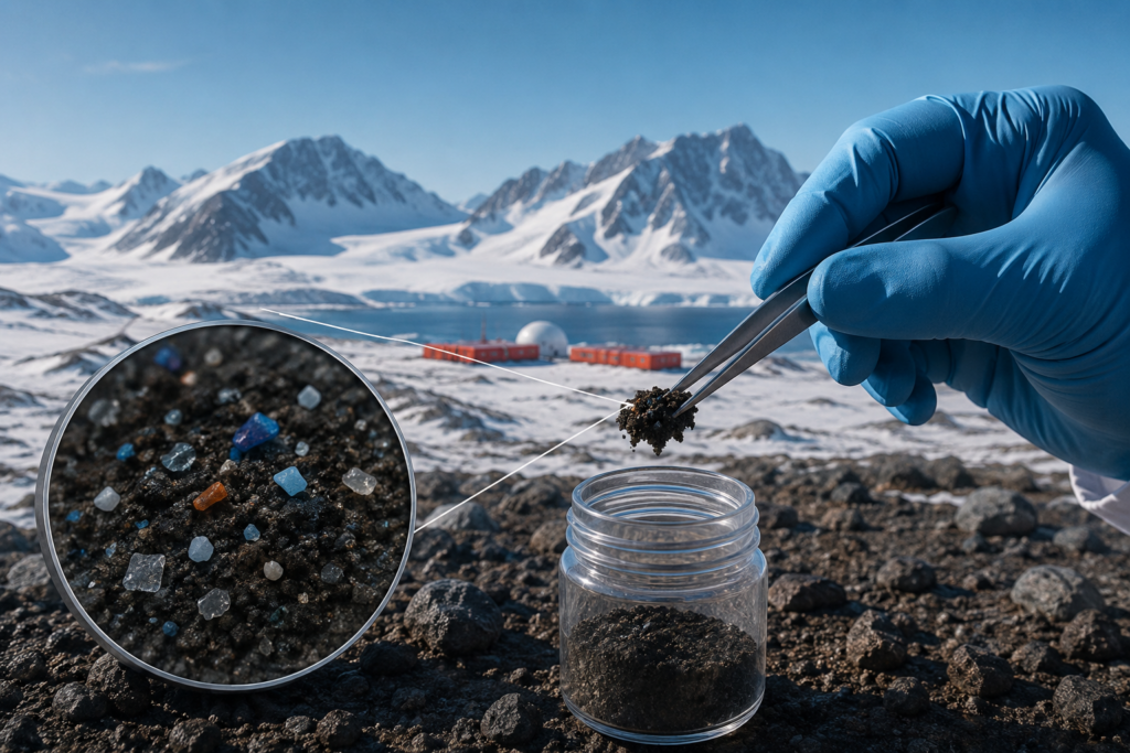 Nanoplásticos são encontrados pela primeira vez em solos do interior da Antártida e preocupam cientistas