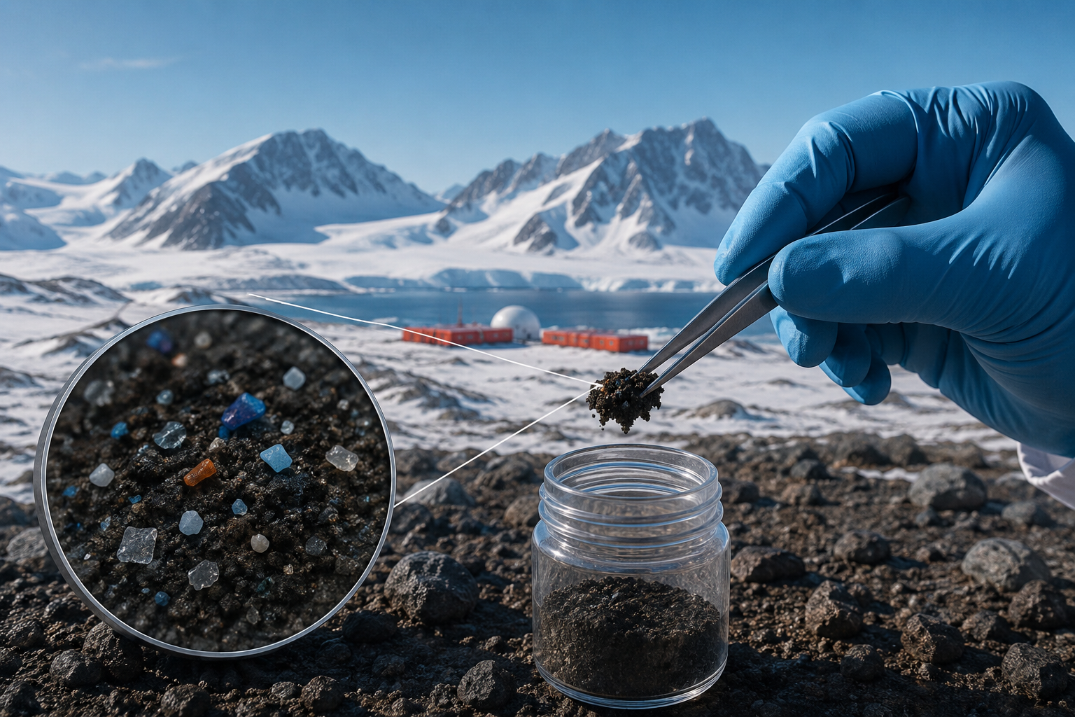 Nanoplásticos são encontrados pela primeira vez em solos do interior da Antártida e preocupam cientistas