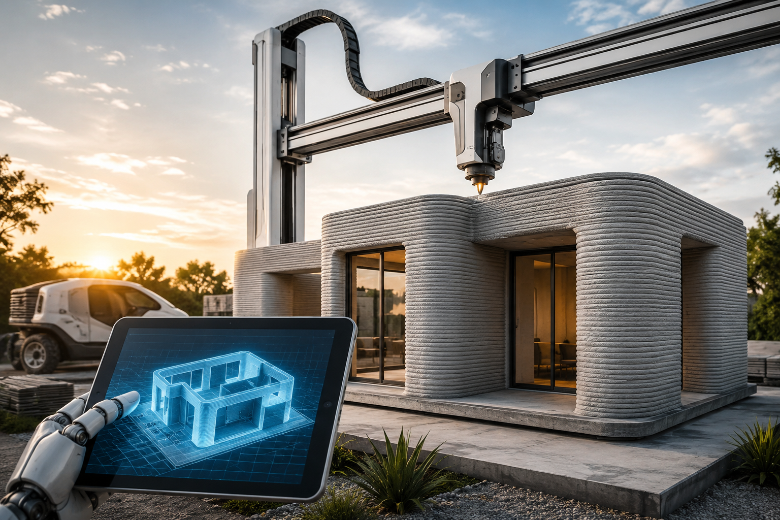 Casas impressas em 24 horas? IA e impressão 3D prometem transformar a construção civil