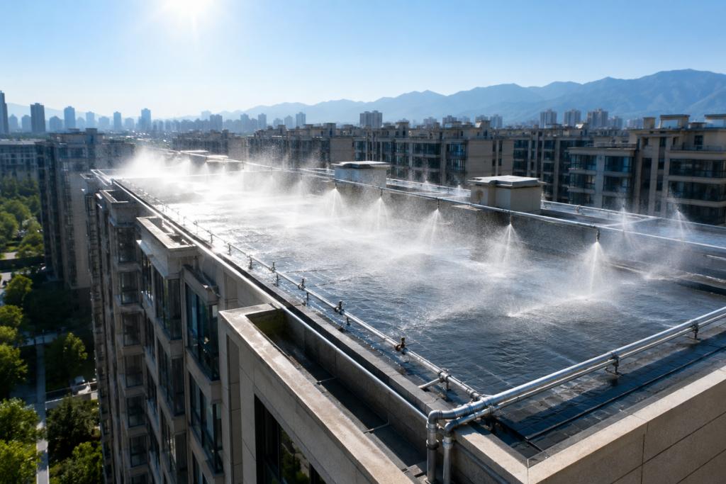 A “chuva” Que Não Vem Do Céu A Solução Adotada Na China Para Resfriar PrédiOS Pode Reduzir O Uso De Ar Condicionado Em Até 40%