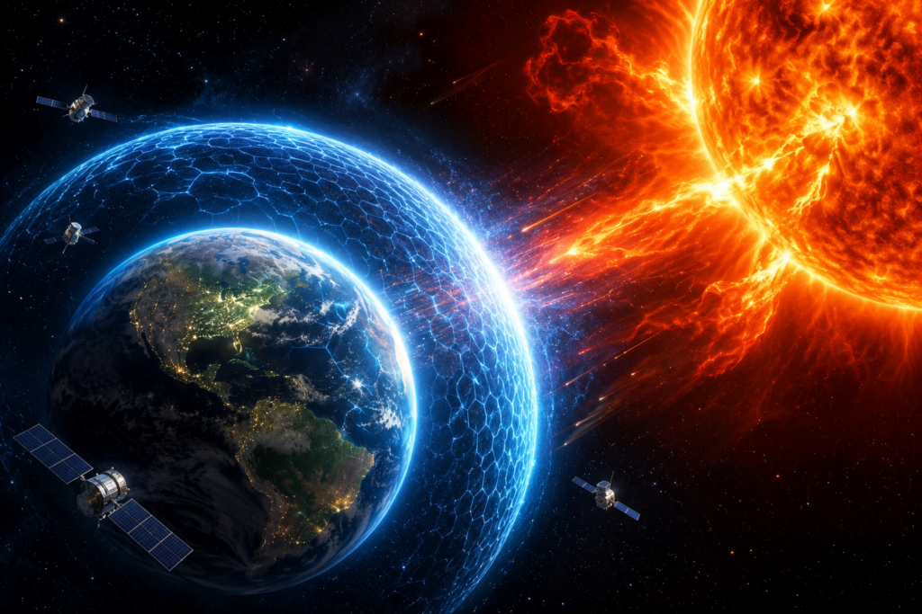 Cientistas Propõem Escudo De Plasma No Espaço Para Proteger A Terra De Tempestades Solares