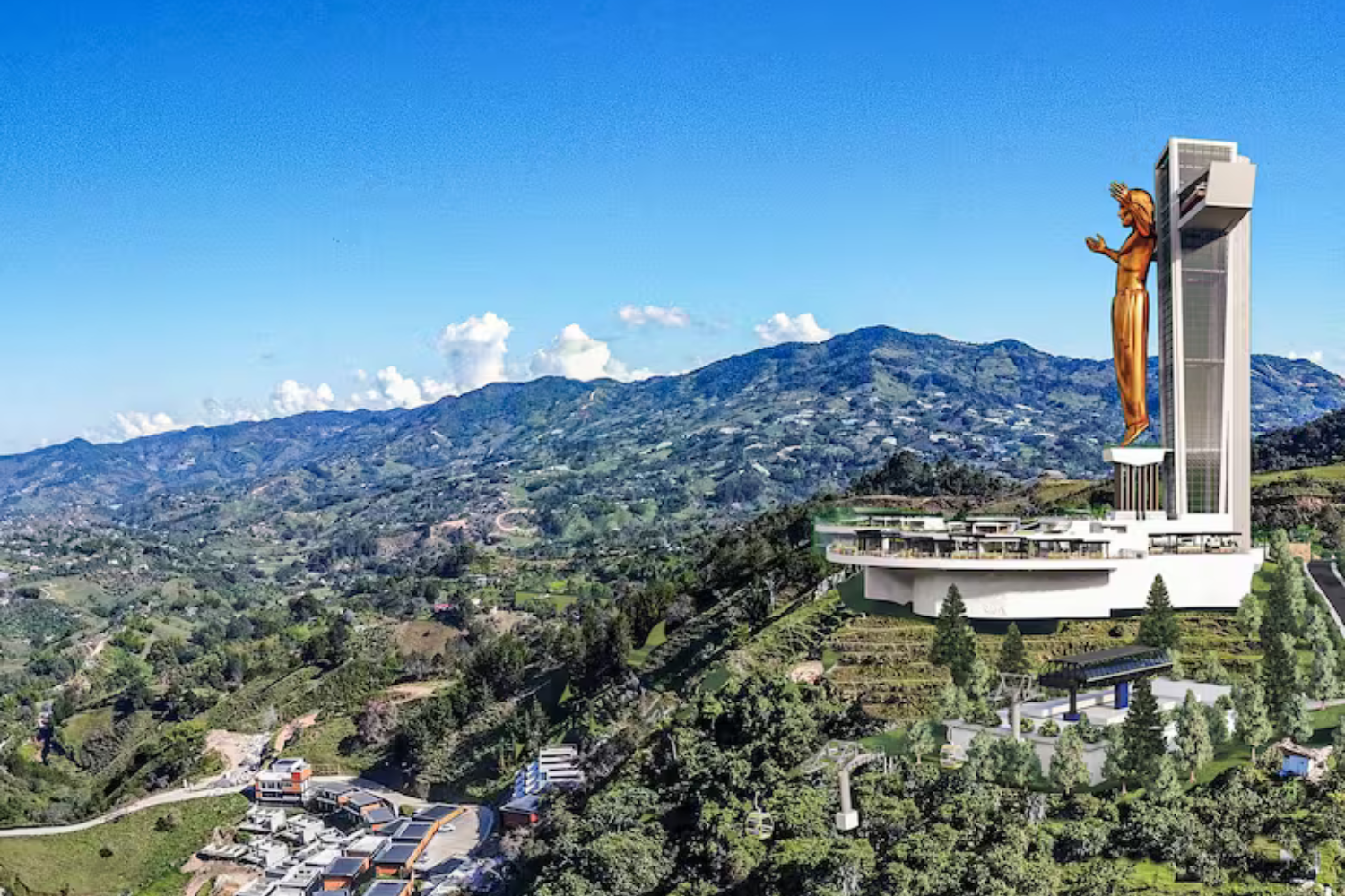 Colômbia Inicia Construção Da Maior Estátua De Jesus Do Mundo, Que Será Mais Alta Que O Cristo Redentor