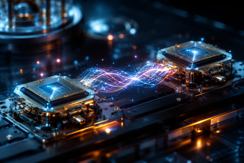 Experimento confirma teoria de 20 anos sobre entrelaçamento quântico e aproxima computadores quânticos modulares
