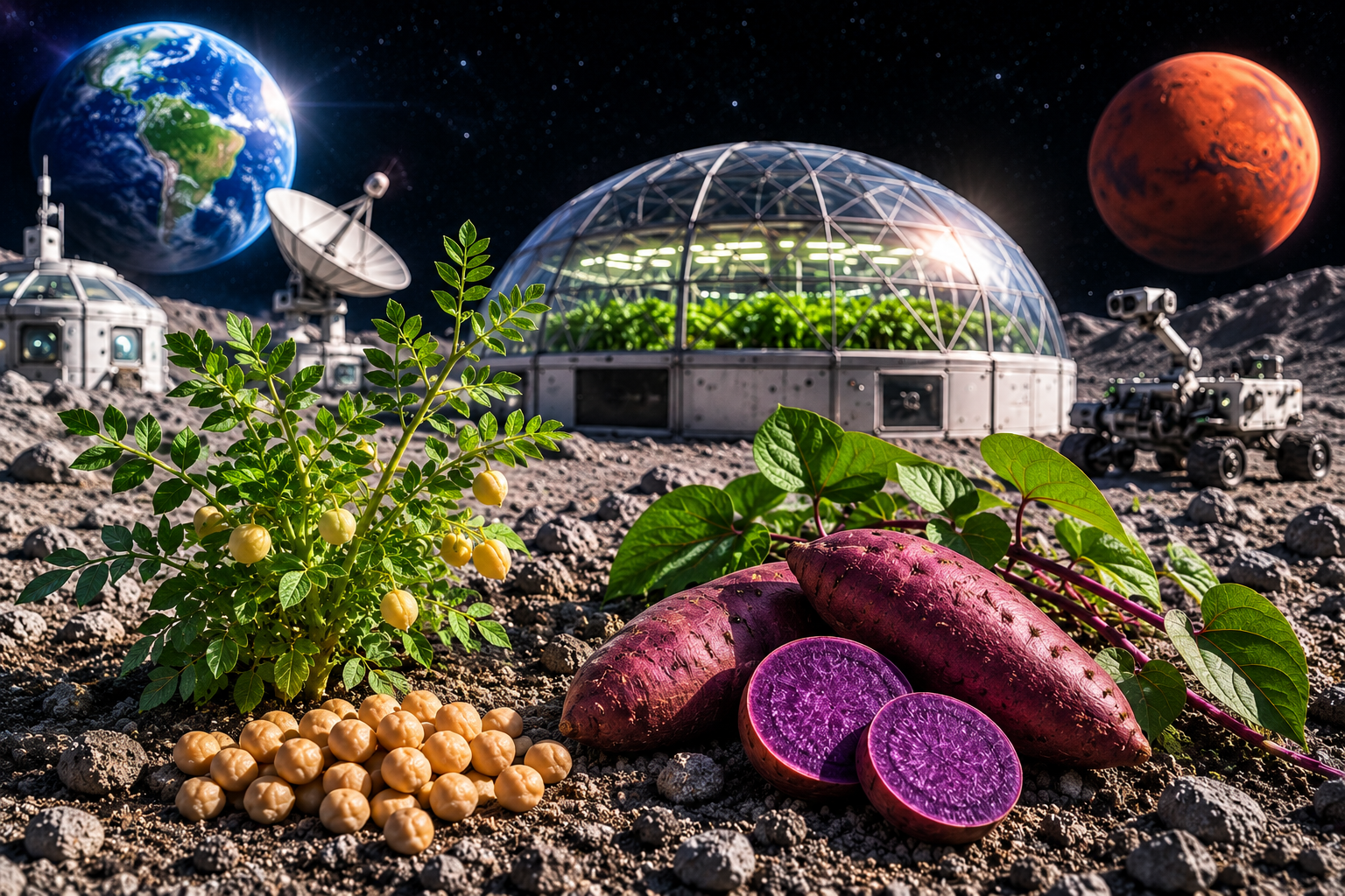 Brasil Participa De Projeto Que Quer Cultivar Alimentos Na Lua E Em Marte