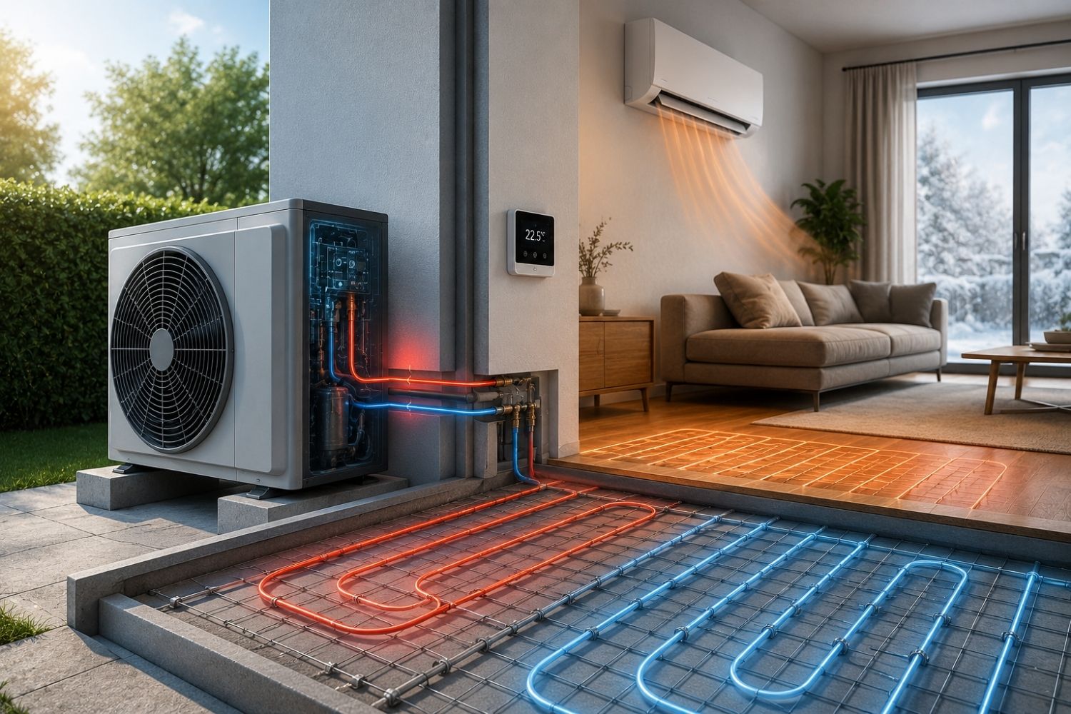 Não é ar-condicionado nem aquecedor: esta tecnologia usa o próprio terreno para deixar a casa mais confortável gastando pouca energia