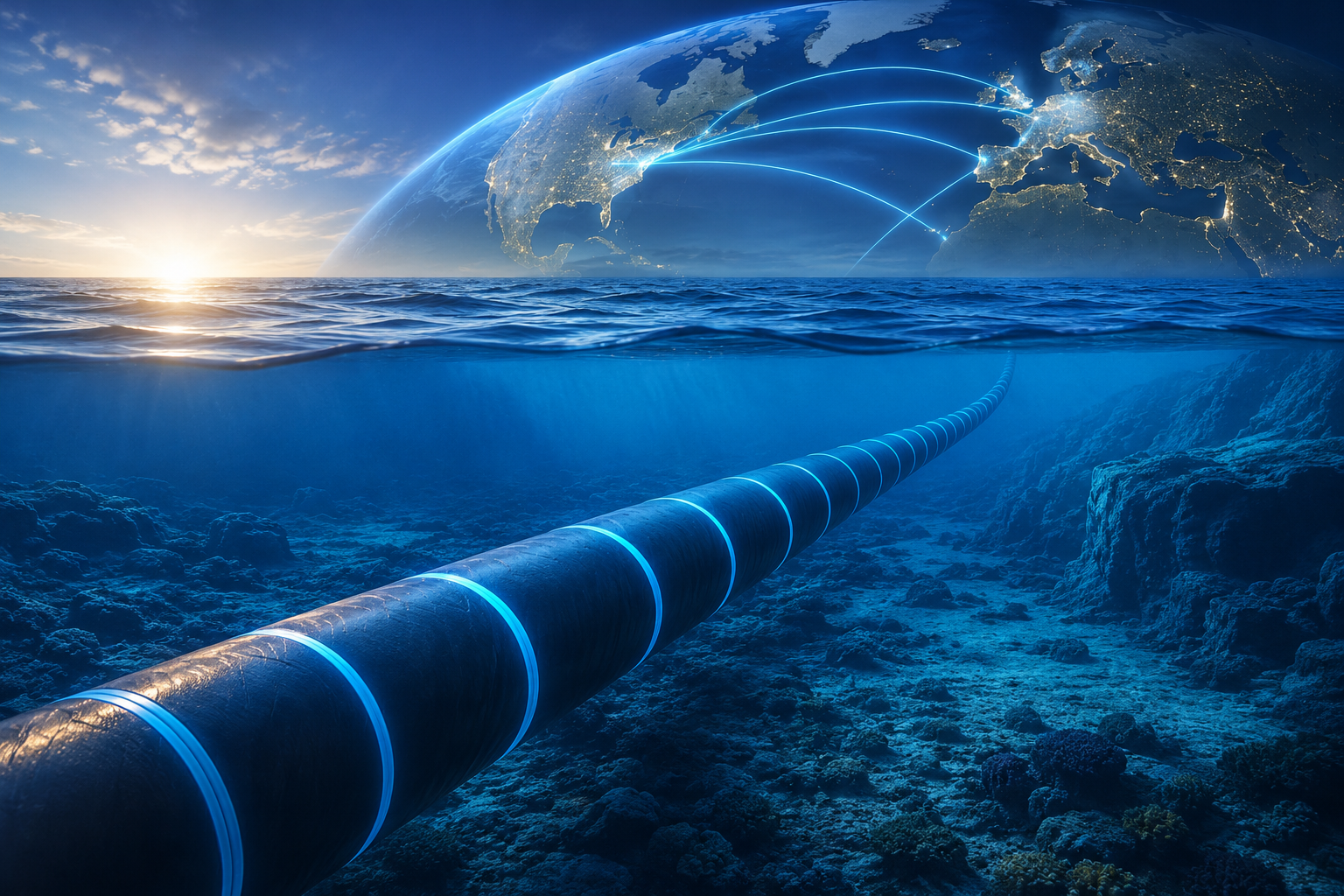 Google Prepara Uma Nova “autoestrada” Da Internet Sob O Oceano Com Três Cabos Submarinos
