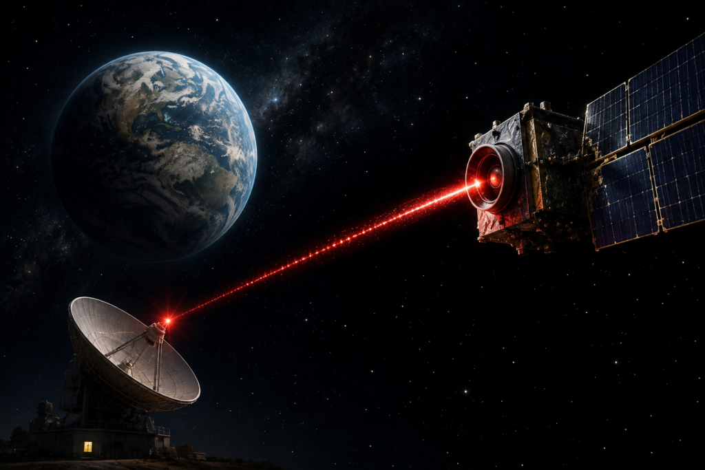 Nasa Transmitiu Um Vídeo Por Laser A 31 Milhões De Quilômetros Da Terra