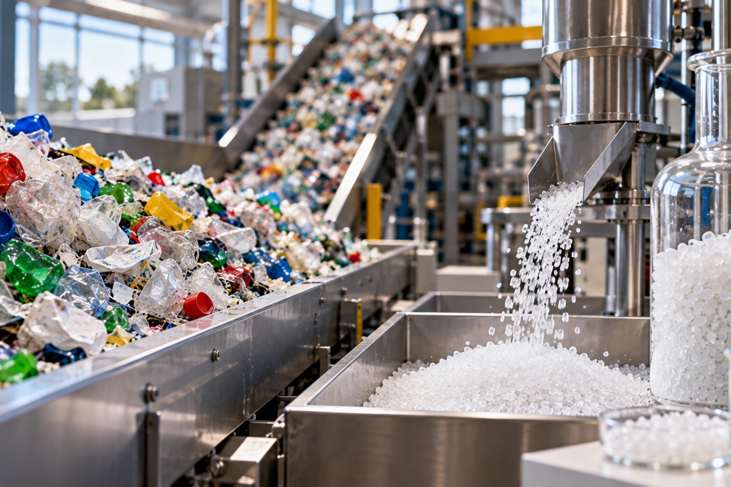 O próximo salto da reciclagem pode transformar plástico velho em produtos completamente diferentes