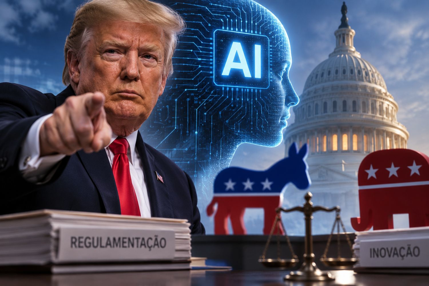 Trump acredita que a IA precisa de apenas uma proteção — o Congresso não parece concordar