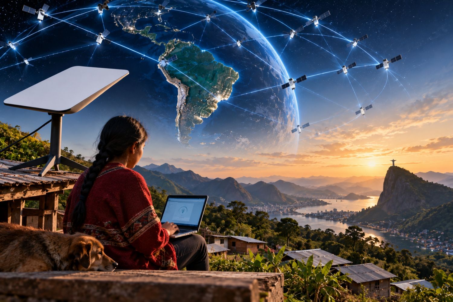 Starlink avança pela América Latina, mas sua expansão esconde uma disputa muito maior
