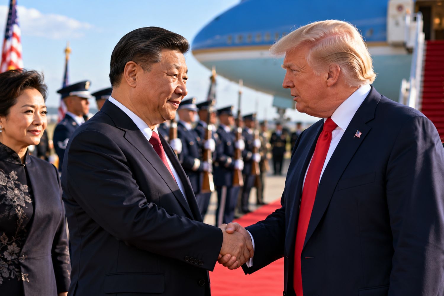 Xi Jinping chega aos Estados Unidos para encontro com Trump e defende uma nova relação entre as duas potências