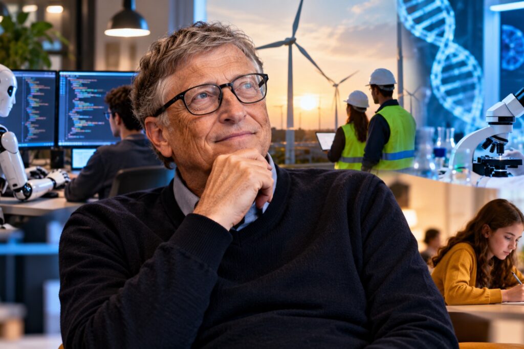 Bill Gates olha para o avanço da IA e aponta quais trabalhos podem resistir à grande transformação
