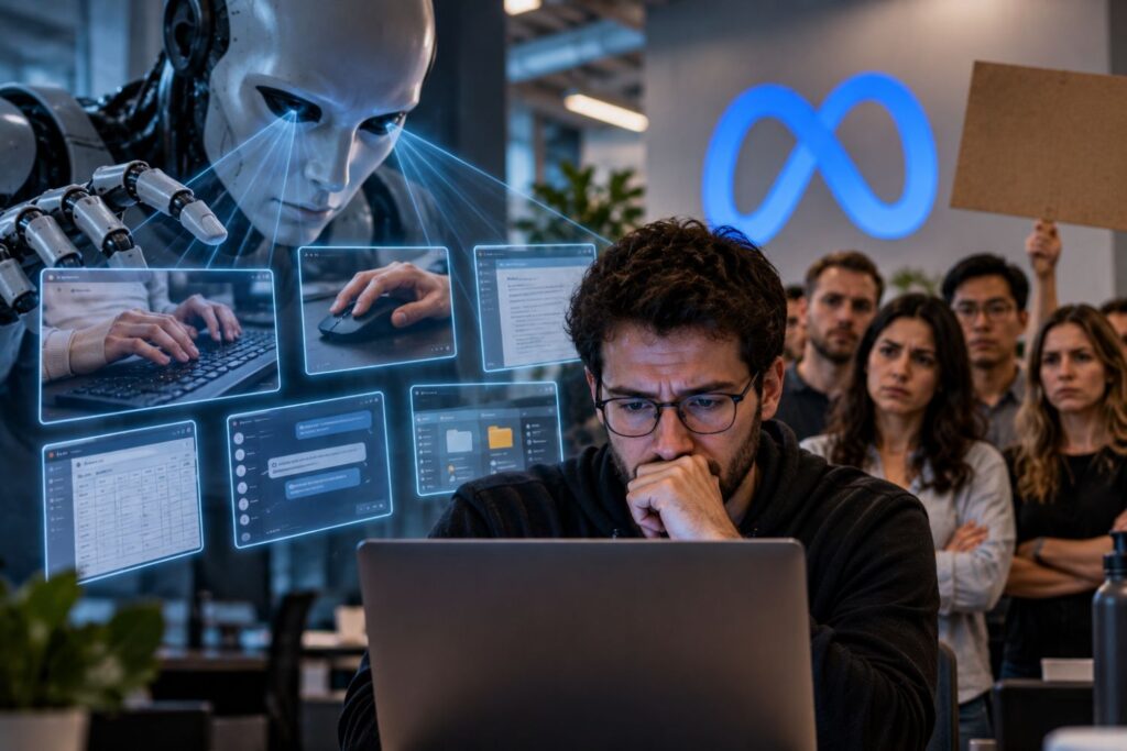 A Meta tentou ensinar sua IA observando funcionários — eles não gostaram nada do que descobriram