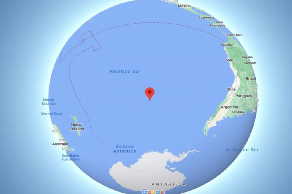 Ponto Nemo O Lugar Mais Inacessível Da Terra Fica A 2.700 Km Da Costa Mais Próxima